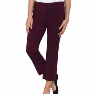 NWT Max & Mia burgundy capri pants sz XL